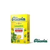 Dropsuri din plante cu gust de Lemon Mint, 40gr, Ricola