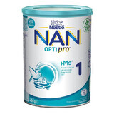 Premium-Milchnahrung Nan 1 Optipro HM-O, +0 Monate, 400 g, Nestle