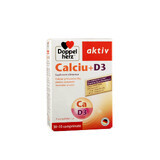 Calcium + D3 für Knochen und Muskeln, 30 Tabletten, Doppelherz