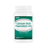 Calcium 1000 mg und Magnesium 400 mg (961767), 180 Tabletten, GNC