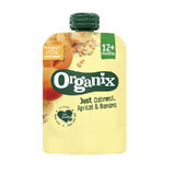 Bio-Snack aus Hafer, Aprikosen und Bananen, 100 gr, Organix