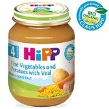 Leckeres Gemüse und Kartoffeln mit Kalbfleisch, +4 Monate, 125 g, Hipp