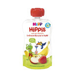 Apfel-Erdbeer-Bananen-Püree HiPPiS, +12 Monate, 100 g, Hipp