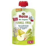 Beutel Bio-Apfel-Fenchel-Püree, +6 Monate, 100 g, Holle Babynahrung