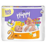 Windeln Mini Nr. 2, 3- 6 kg, 78 Stück, Happy