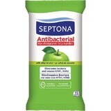 Mar Verde antibakterielle Feuchttücher, 15 Stück, Septona