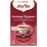 Ceai ecologic cu plante medicinale ayurvedice Immune Support, 17 plicuri, Yogi Tea