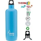 Edelstahl Thermoskanne blau futura, 500ml, Laken