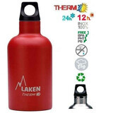 Termos inox rosu Futura, 350ml, Laken