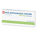 Acetylsalicylsäure 100 mg, 30 Tabletten, Gedeon Richter Rumänien