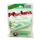 Plackers Zahnseide mit Halter und Zahnstocher Micro Mint, 36 Stück, Ranir LLC