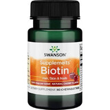 Biotin 5000mg, 60 Tabletten, Swanson