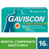 Gaviscon Menthol, 16 Kautabletten, Reckitt Benckiser Healthcare