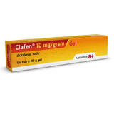 Clafen-Gel 10 mg/Gramm, 40 g, Antibiotikum SA
