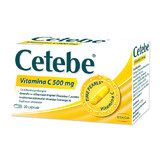 Cetebe Vitamin C, 500 mg, 30 Kapseln, Stada