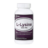 L-Lysine 500 mg, 100 tablet, GNC