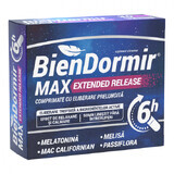 Bien Dormir Max Extended Release, 30 Tabletten mit verlängerter Wirkstofffreisetzung, Fiterman