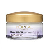 Crema antirid hidratanta de zi cu SPF 20 Hyaluron Specialist, 50 ml, Loreal