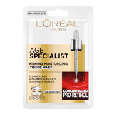 Masca servetel pentru fermitatea si hidratarea tenului Age Specialist 45+, 30 g, Loreal