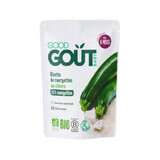 Bio-Risotto mit Zucchini und Ziegenmilchwurst, +8Monate, 190 gr, Good Gout
