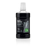 Apa de gura cu carbune cu efect extra albire x 500ml, Ecodenta