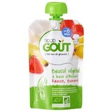 Bio-Pflanzenjoghurt aus Hafermilch mit Banane und Erdbeere, +6 Monate, 90 g, Good Gout