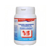 Calcium, Magnesium, Vitamin D3, 40 Kapseln, Favisan