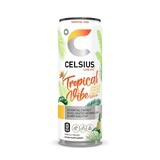 Celsius Energy Drink, kohlensäurehaltiges Energiegetränk mit tropischem und Ananas-Geschmack, 355 ml