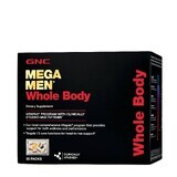 Gnc Mega Men Whole Body Vitapak Program, Ganzkörper-Multivitamin-Komplex für Männer, 30 Pakete