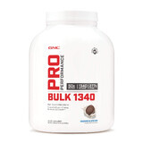 Gnc Pro Performance Bulk 1340, Gainer de proteínas y carbohidratos con sabor a galleta y nata montada, 3240 G