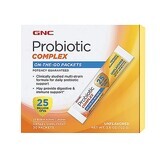 Gnc Probiotic Complex 25 Billion Cfu's On-the-go, Probiotic Complex 25 Miliarde Culturi Vii, 30 Pliculete