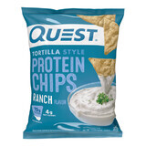 Quest Tortilla Style Protein Chips, Tortilla Chips mit Ranch-Geschmack, 32 G