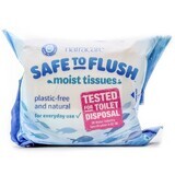 Safe to Flush feuchtes Toilettenpapier, 30 Stück, Natracare