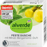 Alverde Naturkosmetik Gel de duș mentă bergamotă, 60 g