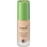 Alverde Naturkosmetik Perfect Cover fond de ten & concealer 40, 20 ml