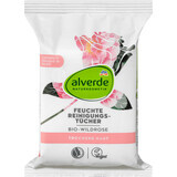 Alverde Naturkosmetik Wildrosen-Reinigungstücher, 25 Stück.