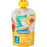 Babylove Mango-Beutel mit Banane und Karotte ECO, 12+, 100 g