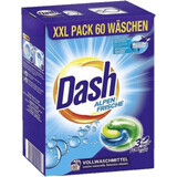 Dash Laundry Detergent 3 in 1 Kapseln alpen frishe 60 Waschgänge, 60 Stück