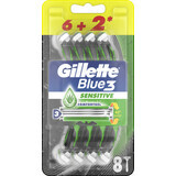 Gillette Aparat de ras B3 Sensitive, 8 buc