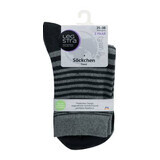 Legstra Șosete Trend gri-negru, mărimea 39-42, 2 buc