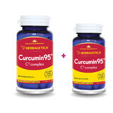 Curcumin95 C3-Komplex, 60 + 10 Kapseln, Herbagetica