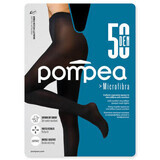 Pompea Dres damă Microfibră 50 DEN 3-M negru, 1 buc