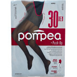 Pompea Push-Up Damen Dres 30 DEN 3-M schwarz, 1 Stück