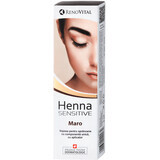 RENOVITAL Henna Sensitive vopsea cremă pentru sprâncene maro, 6 g