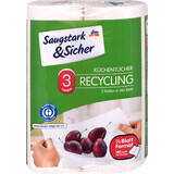 Saugstark&Sicher Küchentücher Recycling 3lagig 280 Blatt, 2 Stück