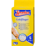 Spontex Mănuși latex Goldfinger S, 10 buc