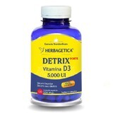 Detrix Forte Vitamin D3 5000 IU, 120 Kapseln, Herbagetica