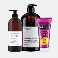 Massageöle und Cremes