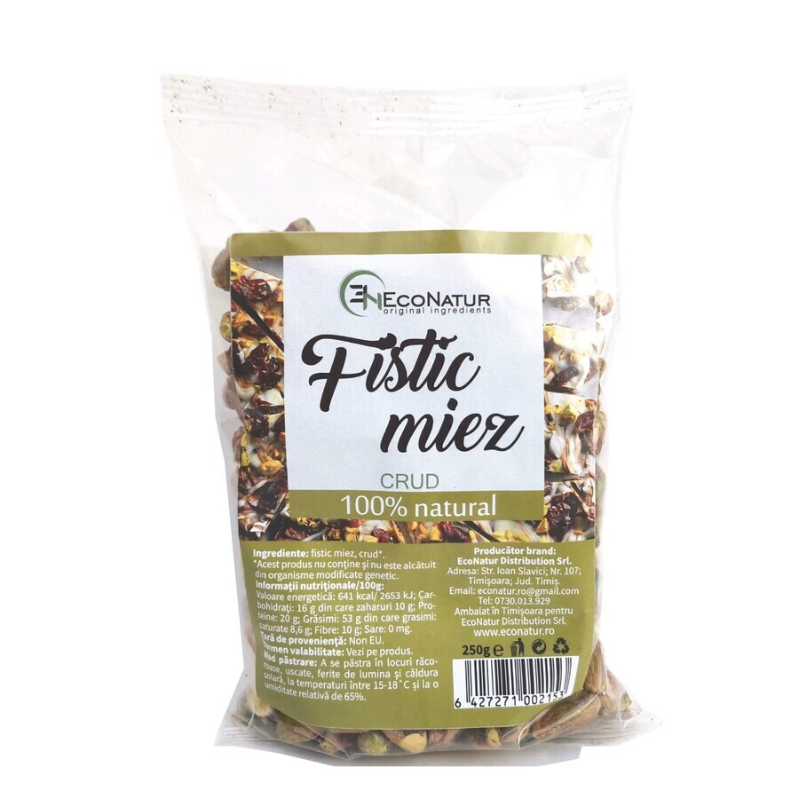 Rohe Pistazienkerne, 250 g, Econatur