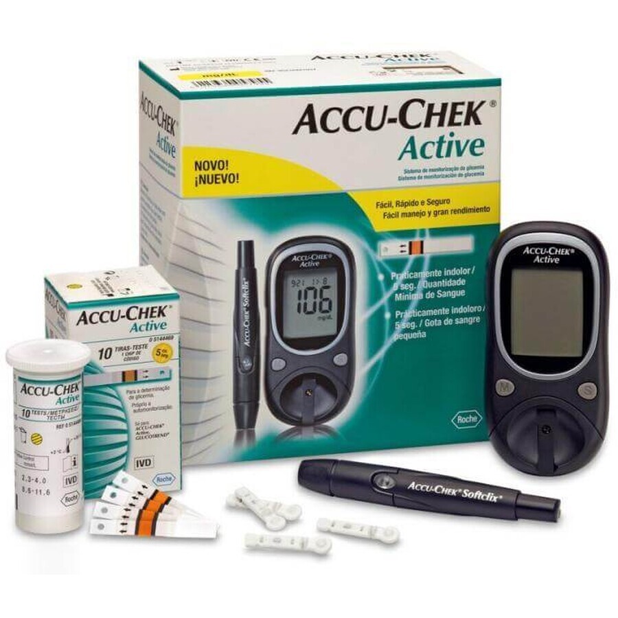 Accu-Chek Active Blutzuckermessgerät, Roche Bewertungen